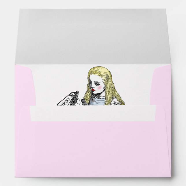Alice in Wonderland Magic Drink Me Envelope (Back (Bottom))