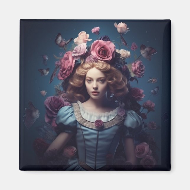 Alice In Wonderland Magnet (Front)