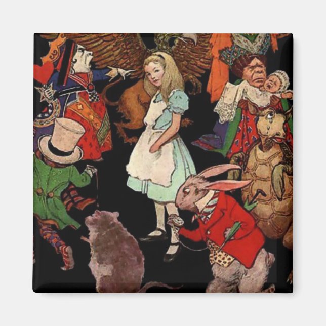 Alice in Wonderland Magnet (Front)