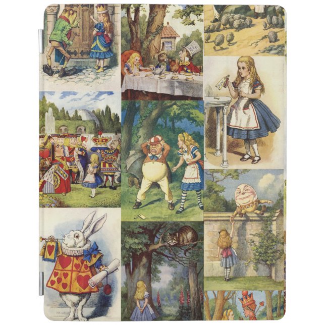 Alice in Wonderland magnetic iPad cover (Front)