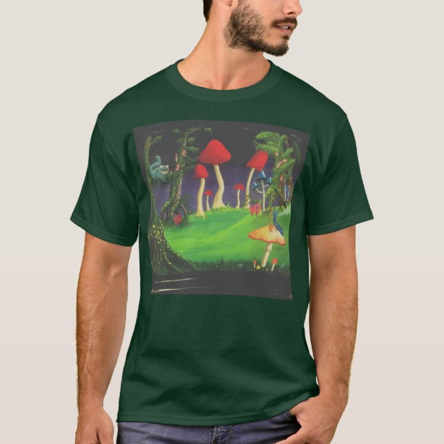 Alice in Wonderland men's fitted t-shirt (Front)
