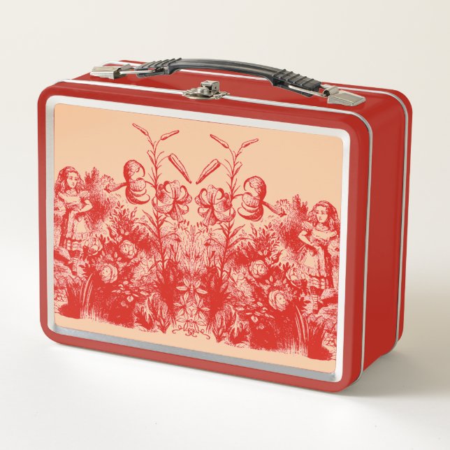 Alice in Wonderland  Metal Lunch Box (Front)