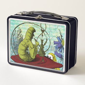 Alice In Wonderland Metal Lunch Box by WaywardMuse at Zazzle