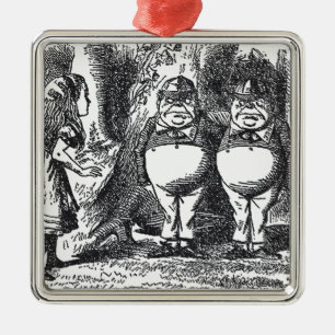 Alice in Wonderland Metal Ornament