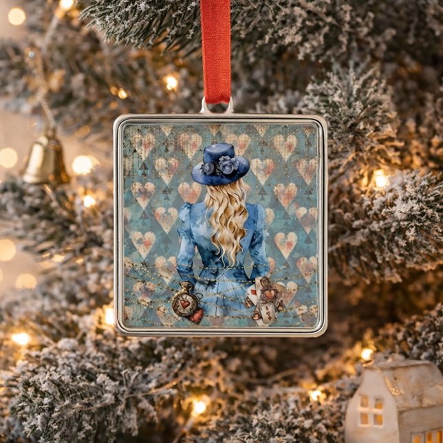 Alice In Wonderland Metal Ornament (Creator Uploaded)