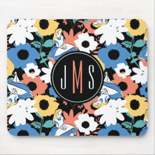Alice In Wonderland Monogram Mouse Pad