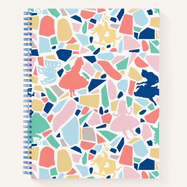 Alice In Wonderland | Mosaic Tile Pattern Notebook (Front)