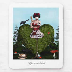 Alice in wonderland mouse pad
