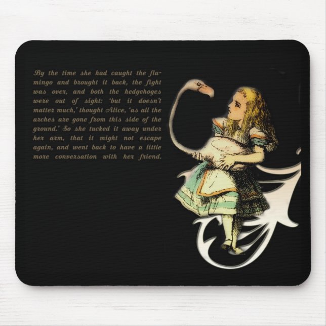 Alice in Wonderland Mouse Pad (Front)