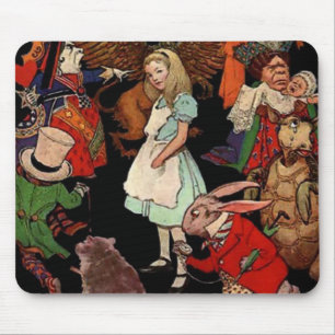 Alice in Wonderland Mouse Pad