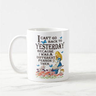 Alice in Wonderland Mug - 2 Quotes
