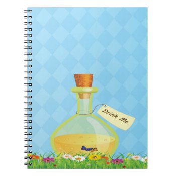 Alice In Wonderland Notebook by ThreeFoursDesign at Zazzle