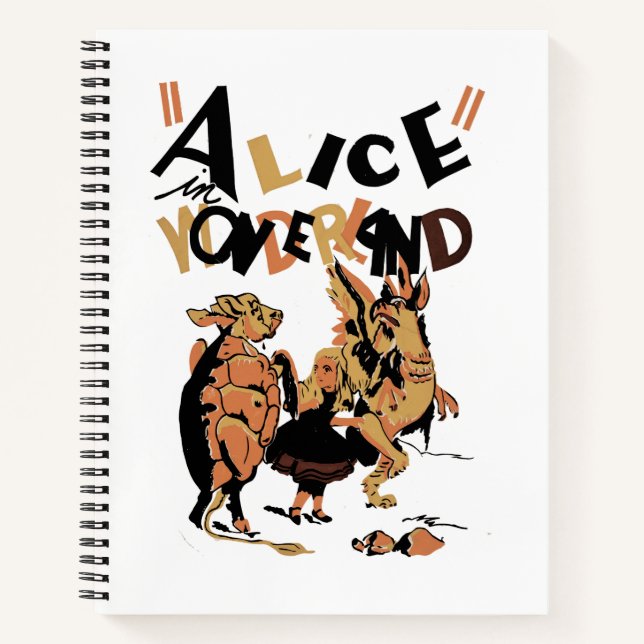 ALICE IN WONDERLAND NOTEBOOK (Front)