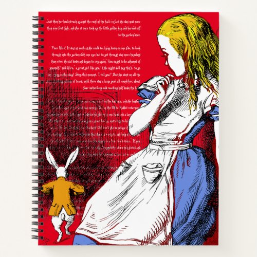 Alice in Wonderland Notebook