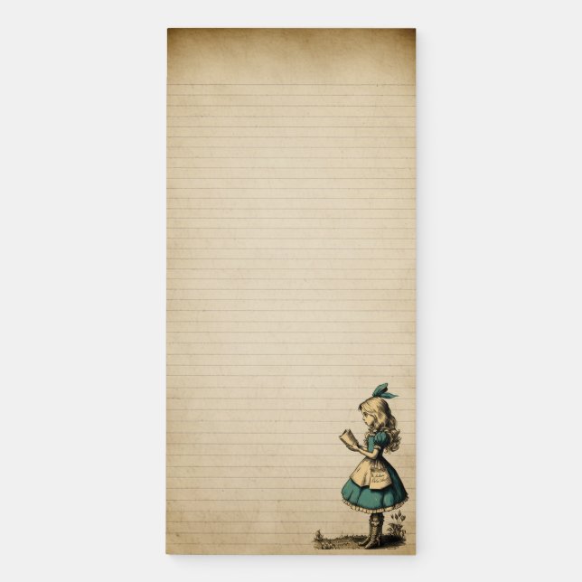 Alice in Wonderland Notepad (Front)