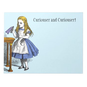 Alice In Wonderland Notepad by WaywardMuse at Zazzle