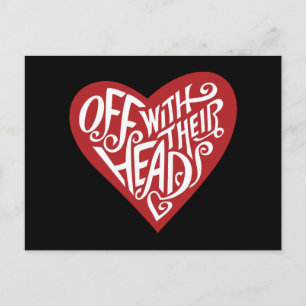 Alice In Wonderland   Off With Their Heads Postcard