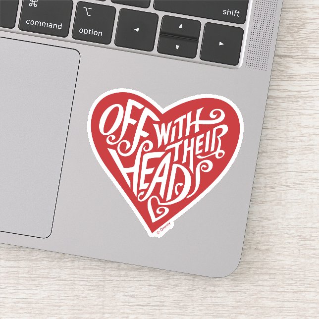 Alice In Wonderland | Off With Their Heads Sticker (Detail)