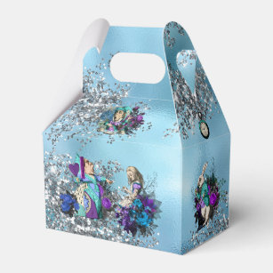 Alice in Wonderland Party Favor or Gift Bag Blue (4)