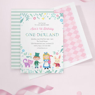 Alice in Wonderland Birthday Invitation – Easy Inviting
