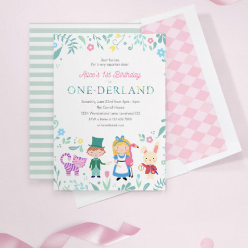 Alice in Wonderland | One-derland 1st Birthday
