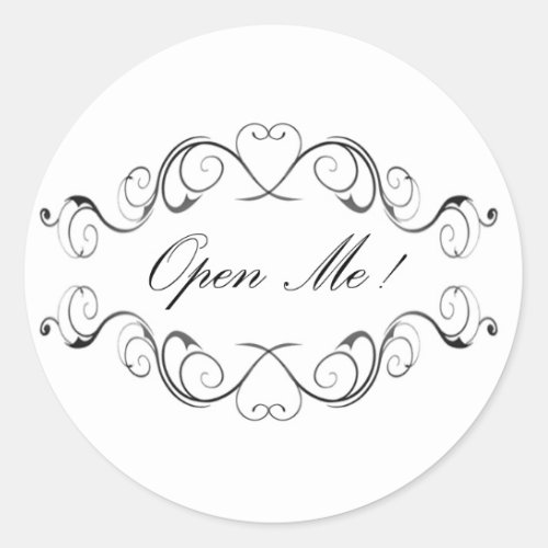 Alice in wonderland Open Me  sticker