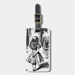 Alice in Wonderland - original illustration Luggage Tag