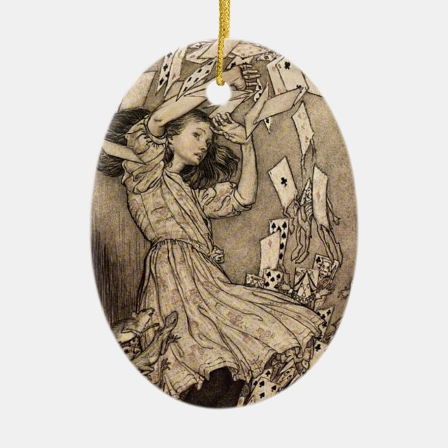 Alice in Wonderland Ornament (Front)
