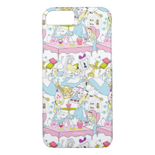 Alice in Wonderland   Oversized Pattern iPhone 8/7 Case