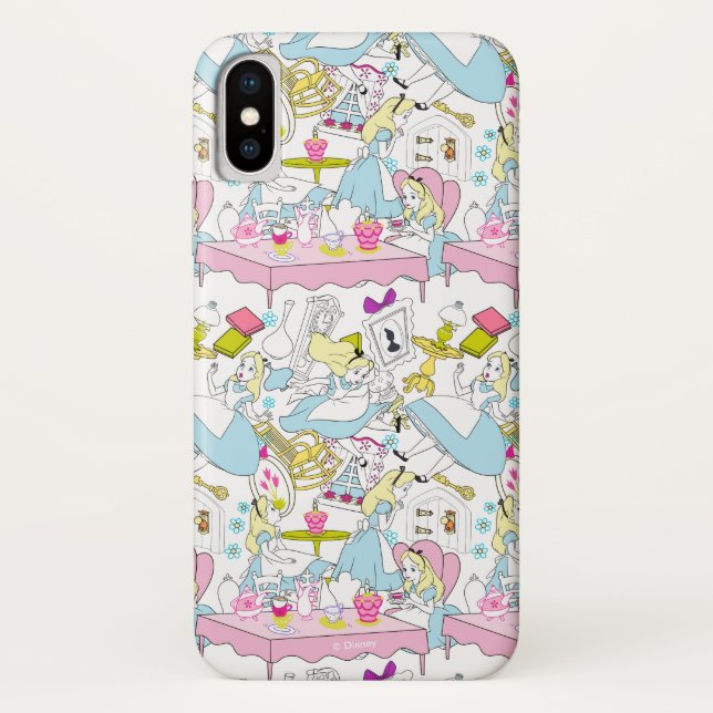 Alice in Wonderland | Oversized Pattern Case-Mate iPhone Case (Back)
