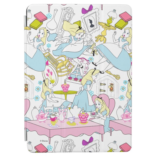 Alice in Wonderland | Oversized Pattern iPad Air Cover (Front)