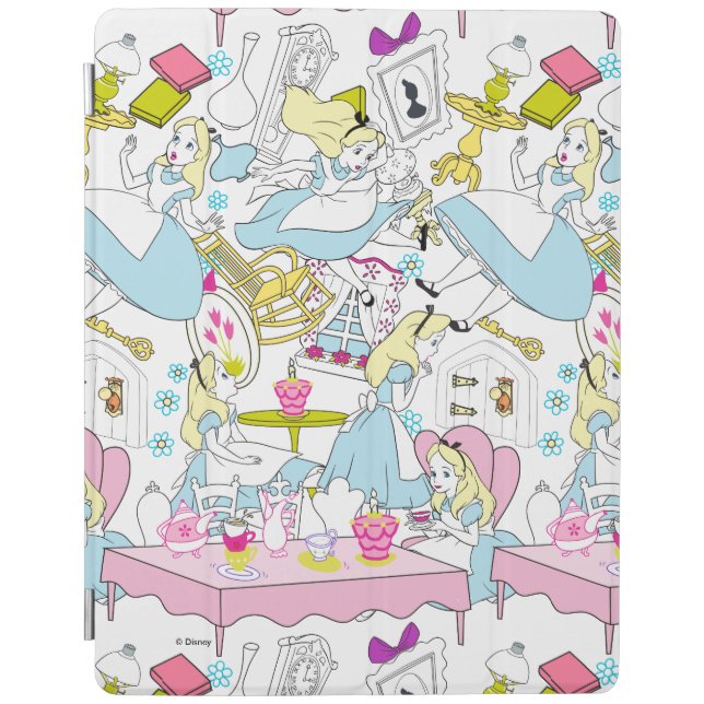 Alice in Wonderland | Oversized Pattern iPad Air Cover (Front)