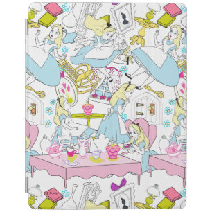 Alice in Wonderland   Oversized Pattern iPad Smart Cover