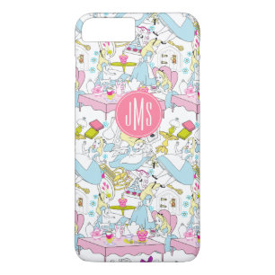Alice in Wonderland   Oversized Pattern Monogram iPhone 8 Plus/7 Plus Case