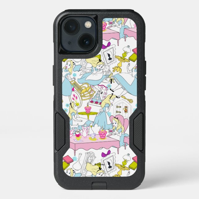 Alice in Wonderland | Oversized Pattern Otterbox iPhone Case (Back)