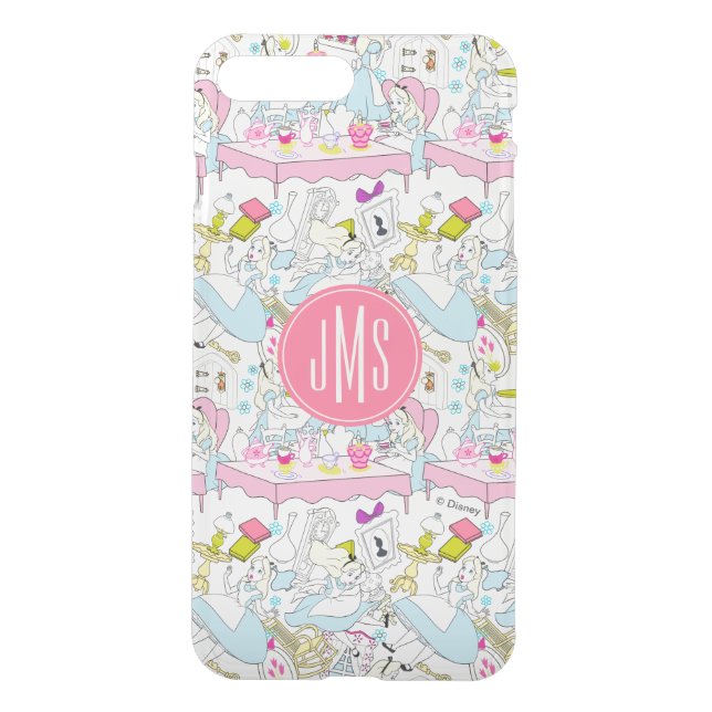 Alice in Wonderland | Oversized Pattern Uncommon iPhone Case (Back)