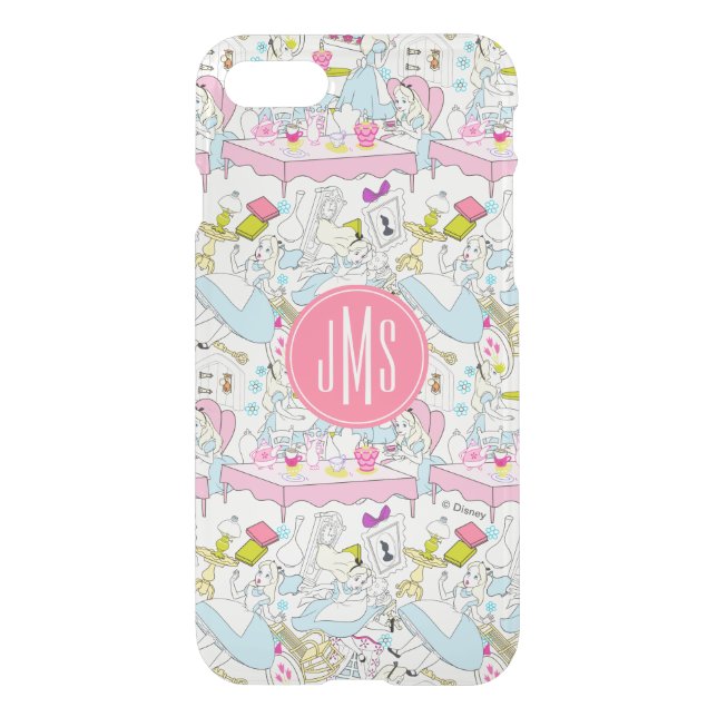Alice in Wonderland | Oversized Pattern Uncommon iPhone Case (Back)