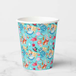 alice in wonderland paper cups
