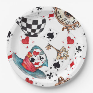 Alice in Wonderland Paper Plates