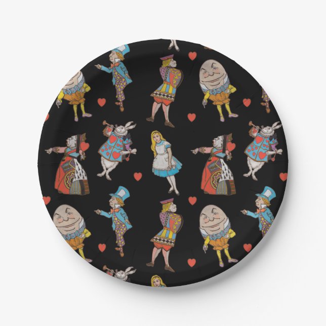Alice in Wonderland  Paper Plates (Front)