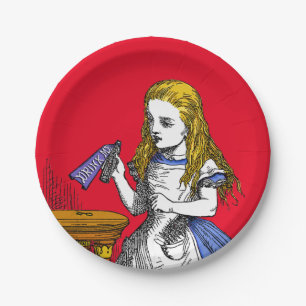 Alice in Wonderland Paper Plates
