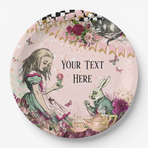 Alice in Wonderland Paper Plates