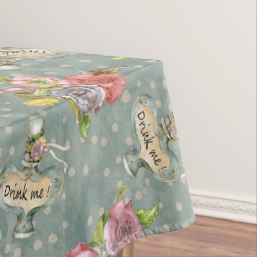 Alice in Wonderland Pastel Theme Tablecloth 