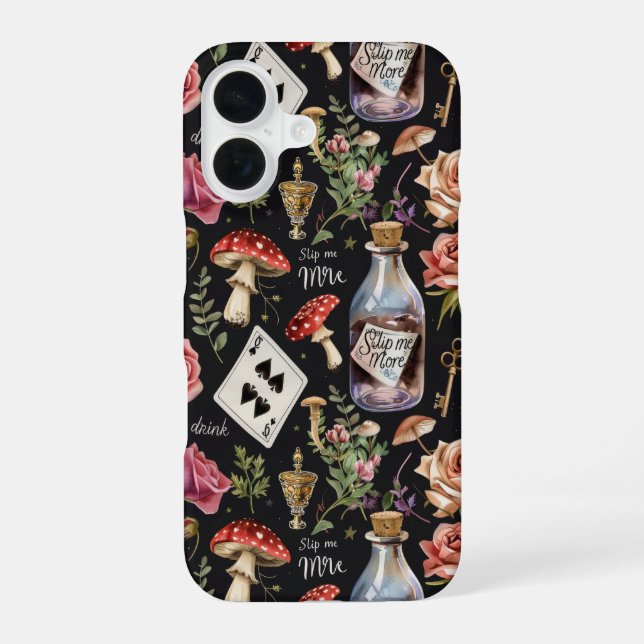 Alice in Wonderland Pattern Iphone Case (Back)
