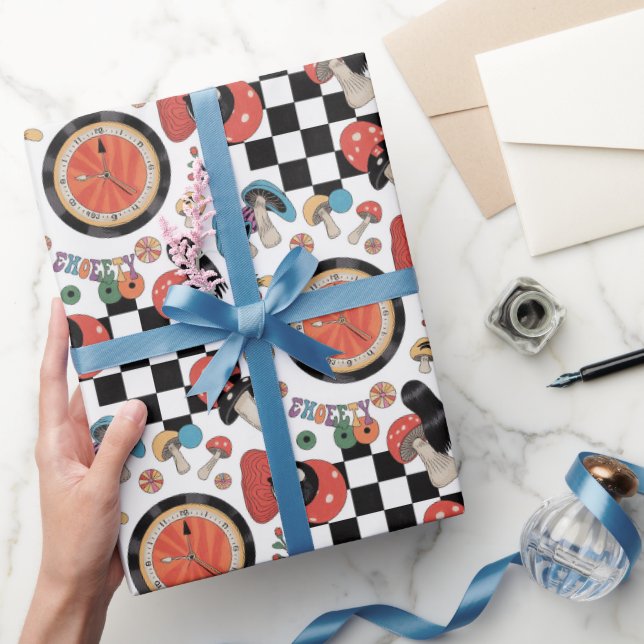 Alice in Wonderland Pattern  Wrapping Paper (Gifting)