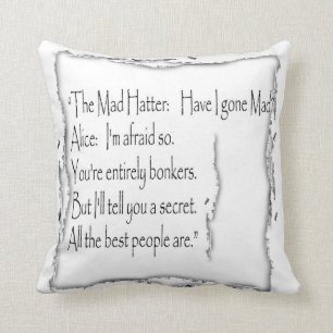 Alice in Wonderland pillow