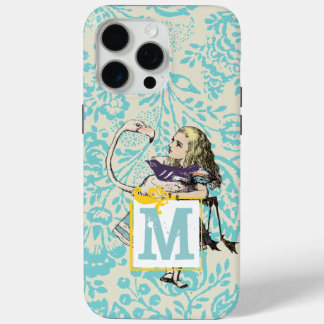 Alice In Wonderland Pink Flammingo iPhone 15 Pro Max Case