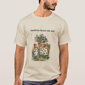 Alice in Wonderland Playing Card Gardeners T-Shirt
