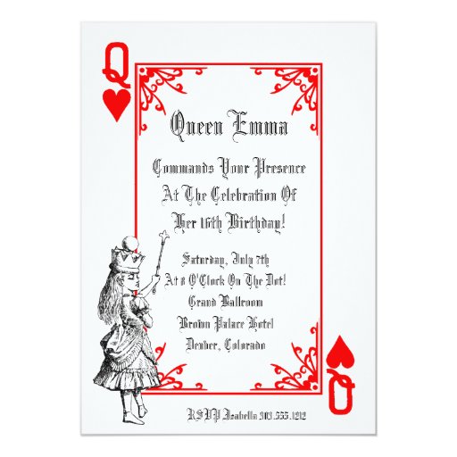 Playing Card Invitation 10