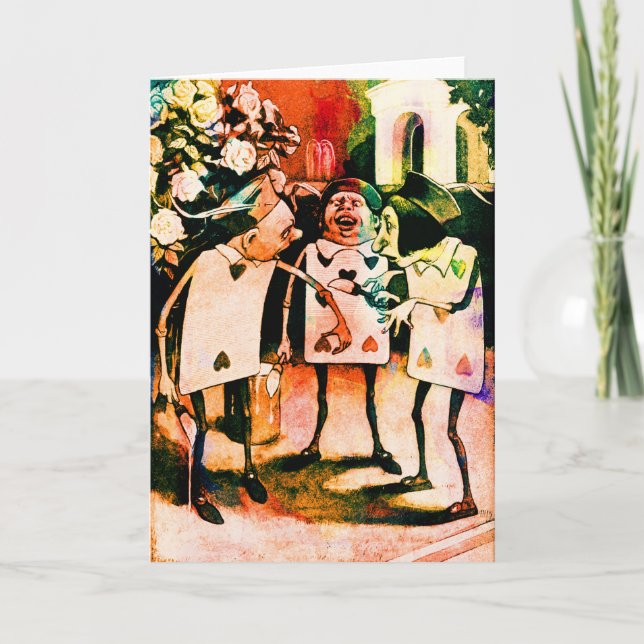 Alice in Wonderland Playing Cards Watercolour (Front)